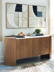 Best Furniture Outlet - Ashley Furniture - Fitzroy Accent Cabinet - Accent Cabinet / Brown/White - A4000688