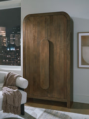 Best Furniture Outlet - Ashley Furniture - Thoren Accent Cabinet - Accent Cabinet / Medium Brown - A4000699