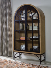 Best Furniture Outlet - Ashley Furniture - Gwenwich Accent Cabinet - Accent Cabinet / Natural/Black - A4000704