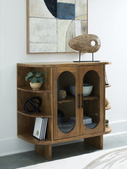 Best Furniture Outlet - Ashley Furniture - Niall Accent Cabinet - Accent Cabinet / Light Brown - A4000707