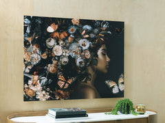 Best Furniture Outlet - Ashley Furniture - Valfer Wall Decor - Wall Art / Orange/Black/White - A8000481
