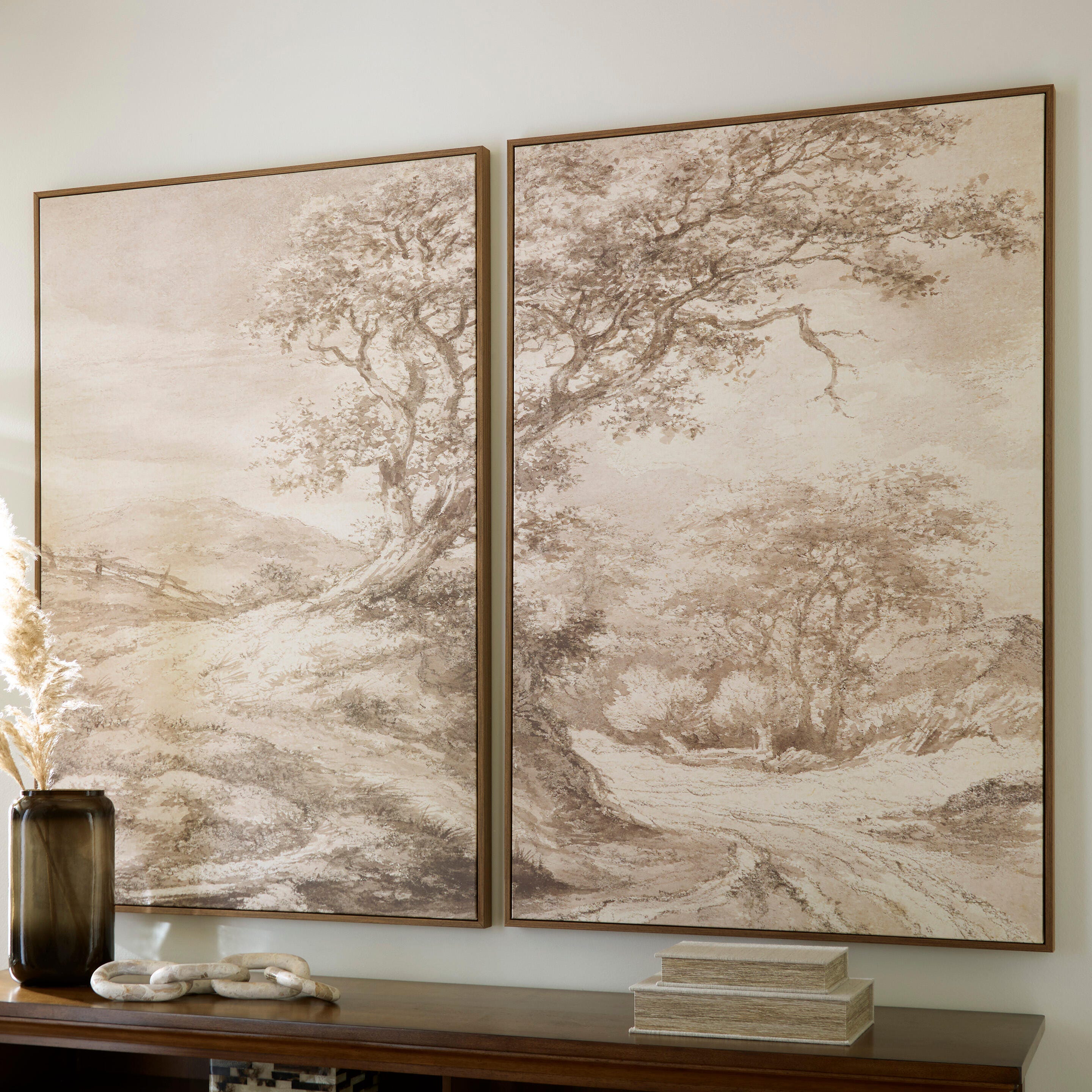 Best Furniture Outlet - Ashley Furniture - Stormish Wall Decor - Wall Art Set (Set of 2) - A8000534