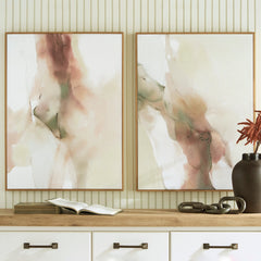 Best Furniture Outlet - Ashley Furniture - Brettwarth Wall Decor - Wall Art Set (Set of 2) - A8000555