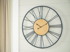 Best Furniture Outlet - Ashley Furniture - Brockett Wall Decor - Wall Clock - A8010452