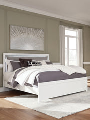 Best Furniture Outlet - Ashley Furniture - Maeling Bedroom - King Upholstered Panel Bed - PCB1119B4