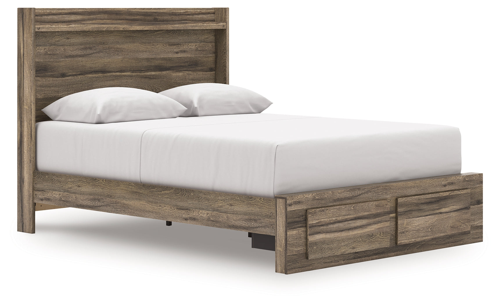 Best Furniture Outlet - Ashley Furniture - Elbrim Bedroom - Queen Panel Storage Bed / Brown - PCB2005B4