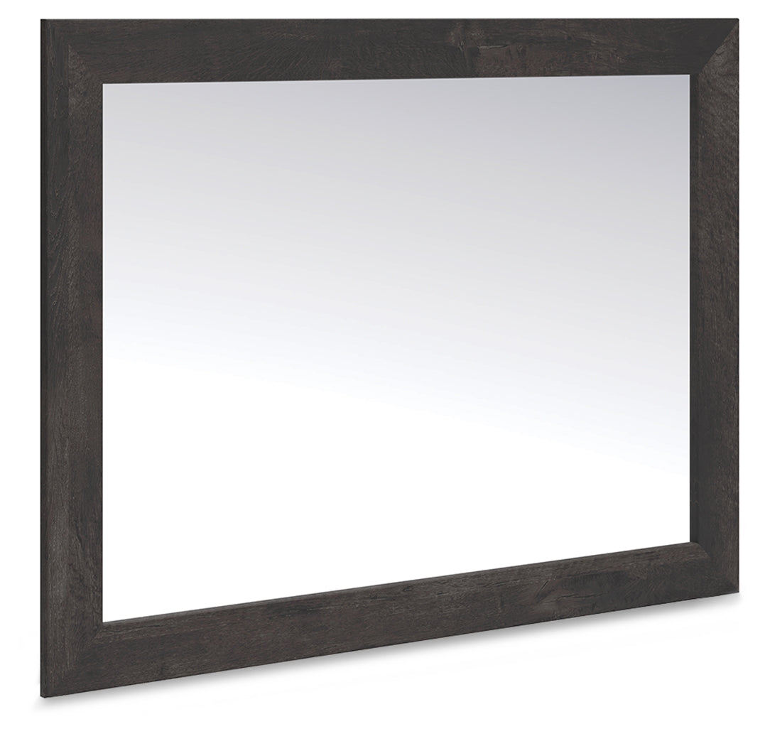 Best Furniture Outlet - Ashley Furniture - Hollivern Bedroom - Bedroom Mirror / Dark Gray - PCB2108-36