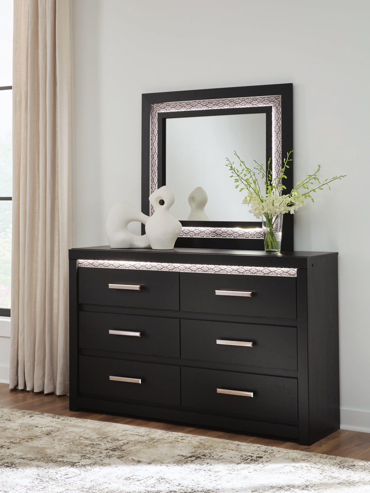 Best Furniture Outlet - Ashley Furniture - Shoralli Bedroom - Dresser and Mirror - B2611B1