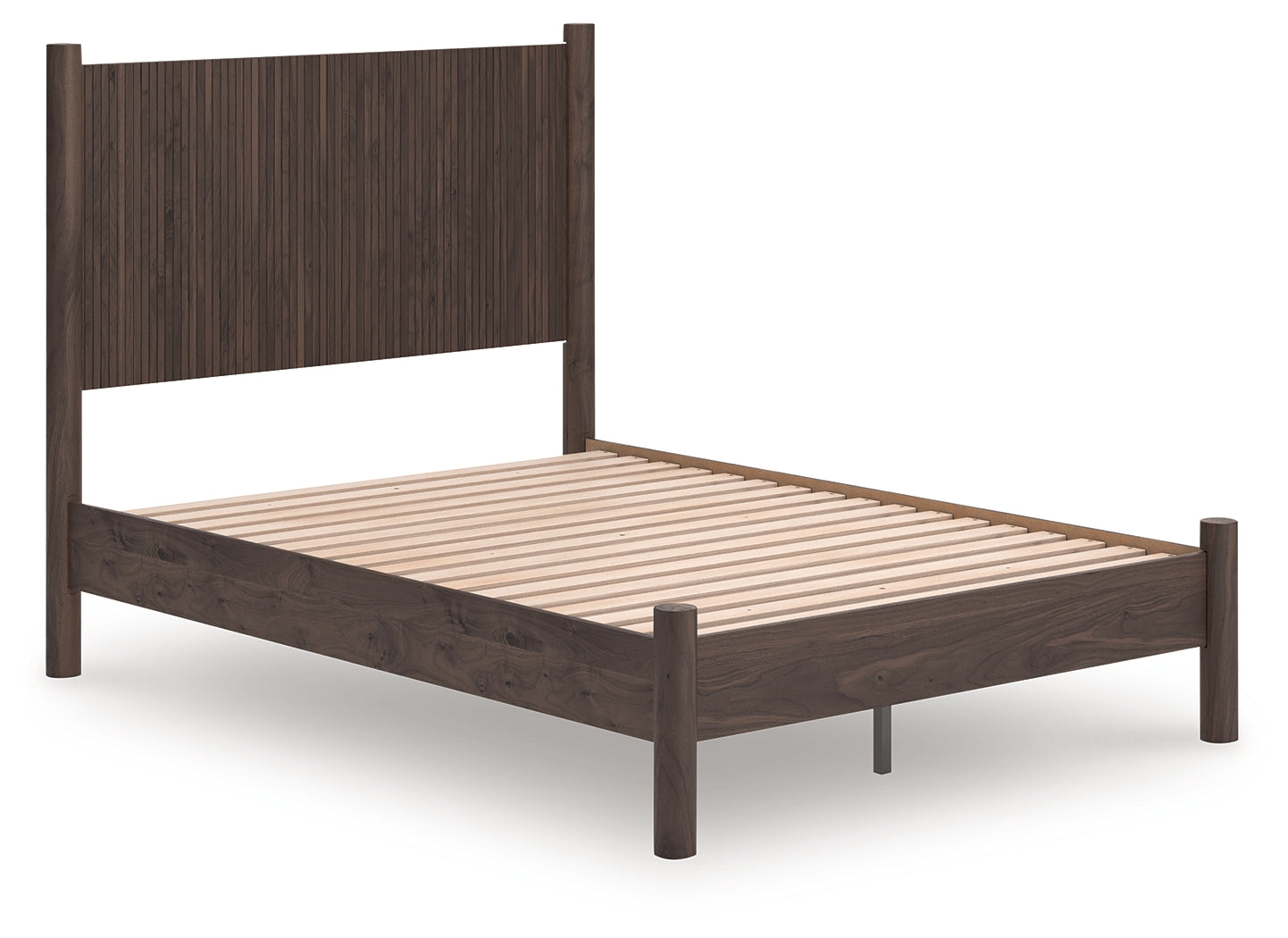 Best Furniture Outlet - Ashley Furniture - Pamytta Bedroom - Full Panel Platform Bed / Brown - PCB2614B4