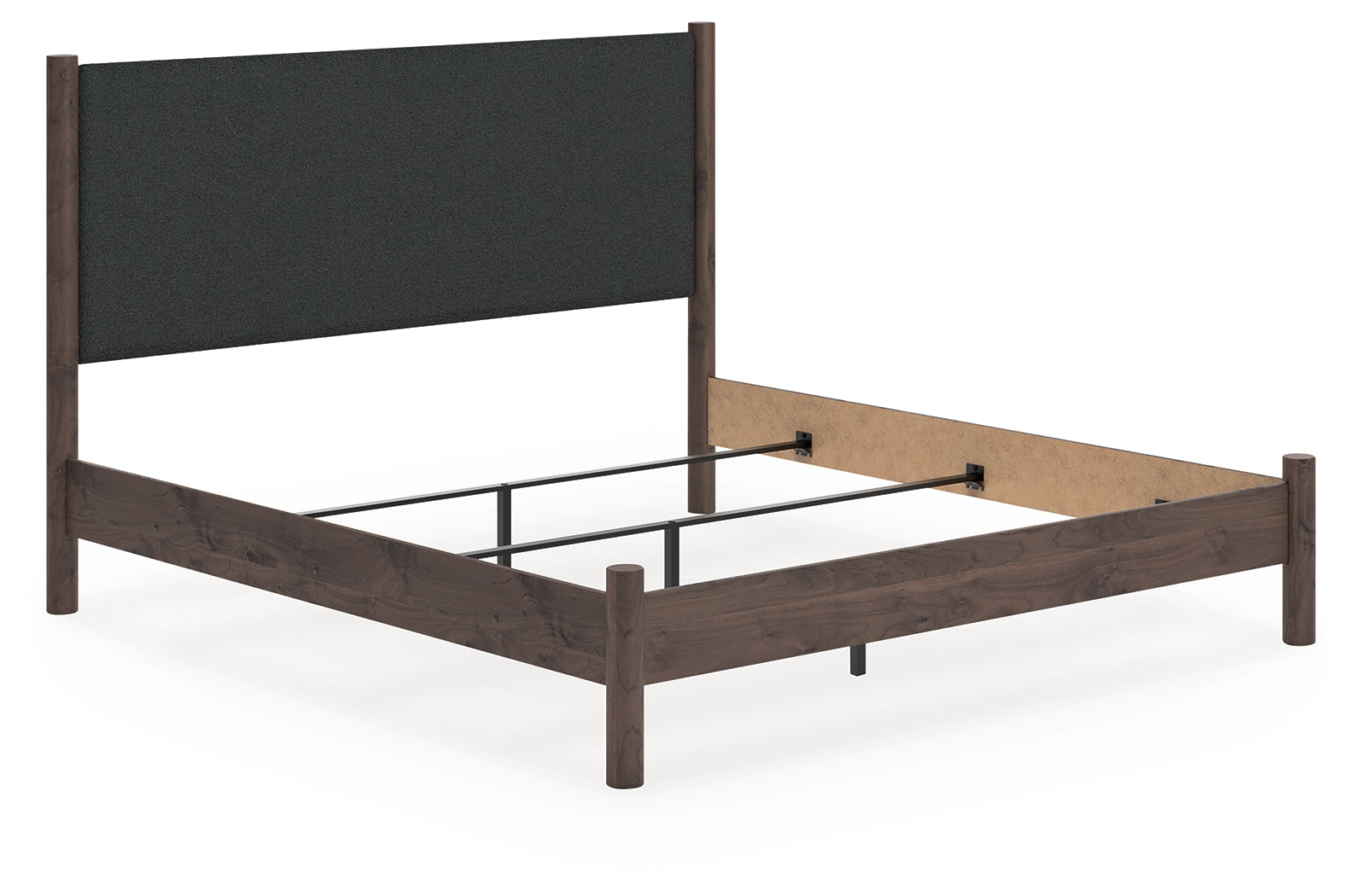 Best Furniture Outlet - Ashley Furniture - Pamytta Bedroom - King Upholstered Panel Bed / Brown - PCB2614B29