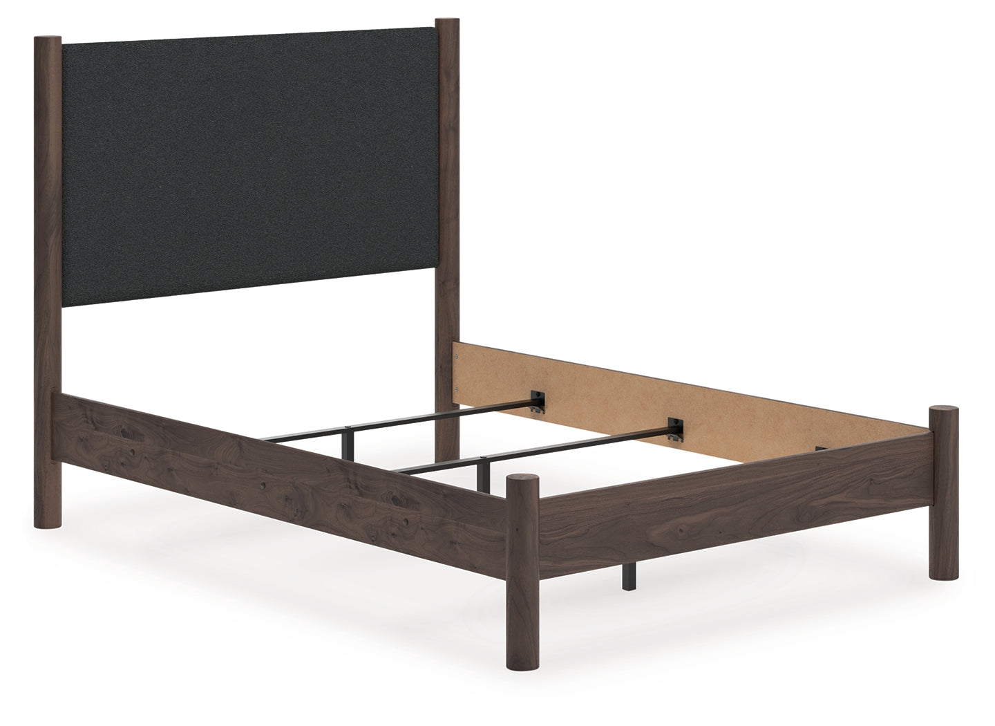 Best Furniture Outlet - Ashley Furniture - Pamytta Bedroom - Full Upholstered Panel Bed / Brown - PCB2614B22