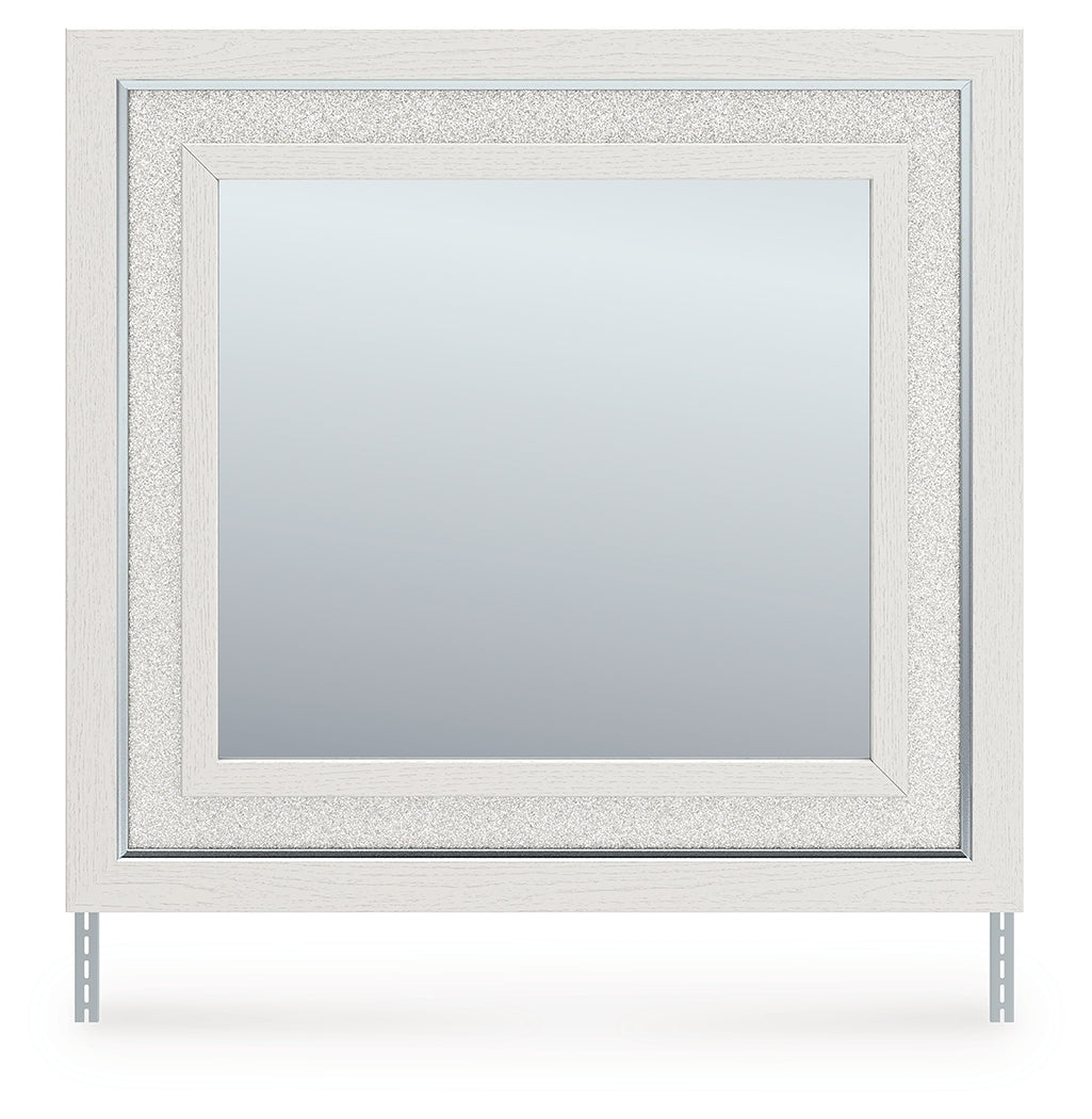 Best Furniture Outlet - Ashley Furniture - Zuraleus Bedroom - Bedroom Mirror / White - PCB3381-36
