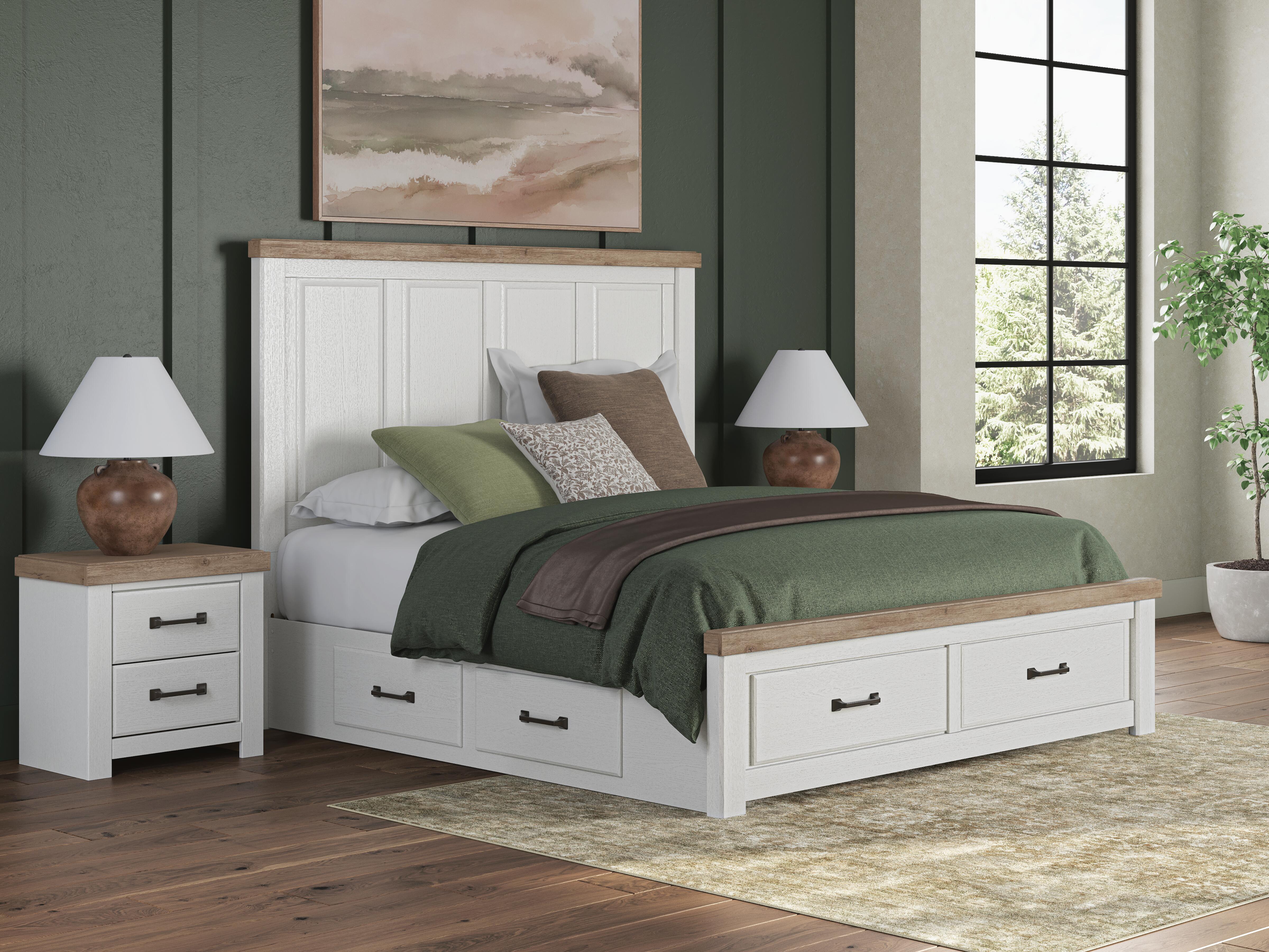 Best Furniture Outlet - Ashley Furniture - Savonport Bedroom - King Panel Storage Bed - B4615B17