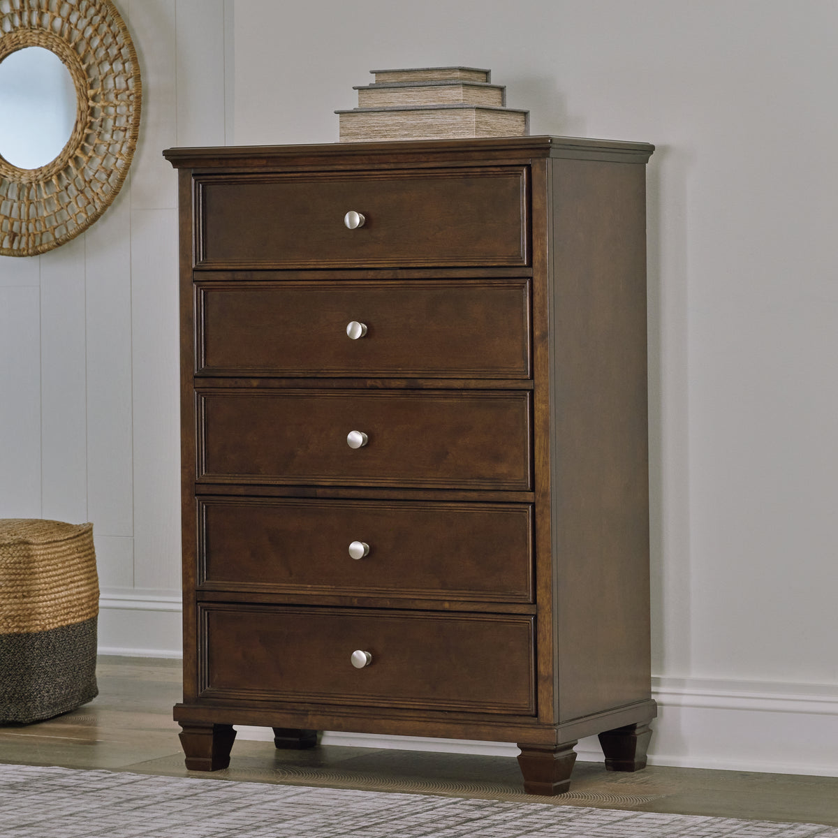 Best Furniture Outlet - Ashley Furniture - Danabrin Bedroom - California King Panel Storage Bed / Brown - B685B19