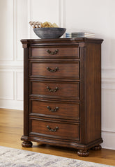 Best Furniture Outlet - Ashley Furniture - Lavinton Bedroom - King Poster Bed / Brown - B764B9