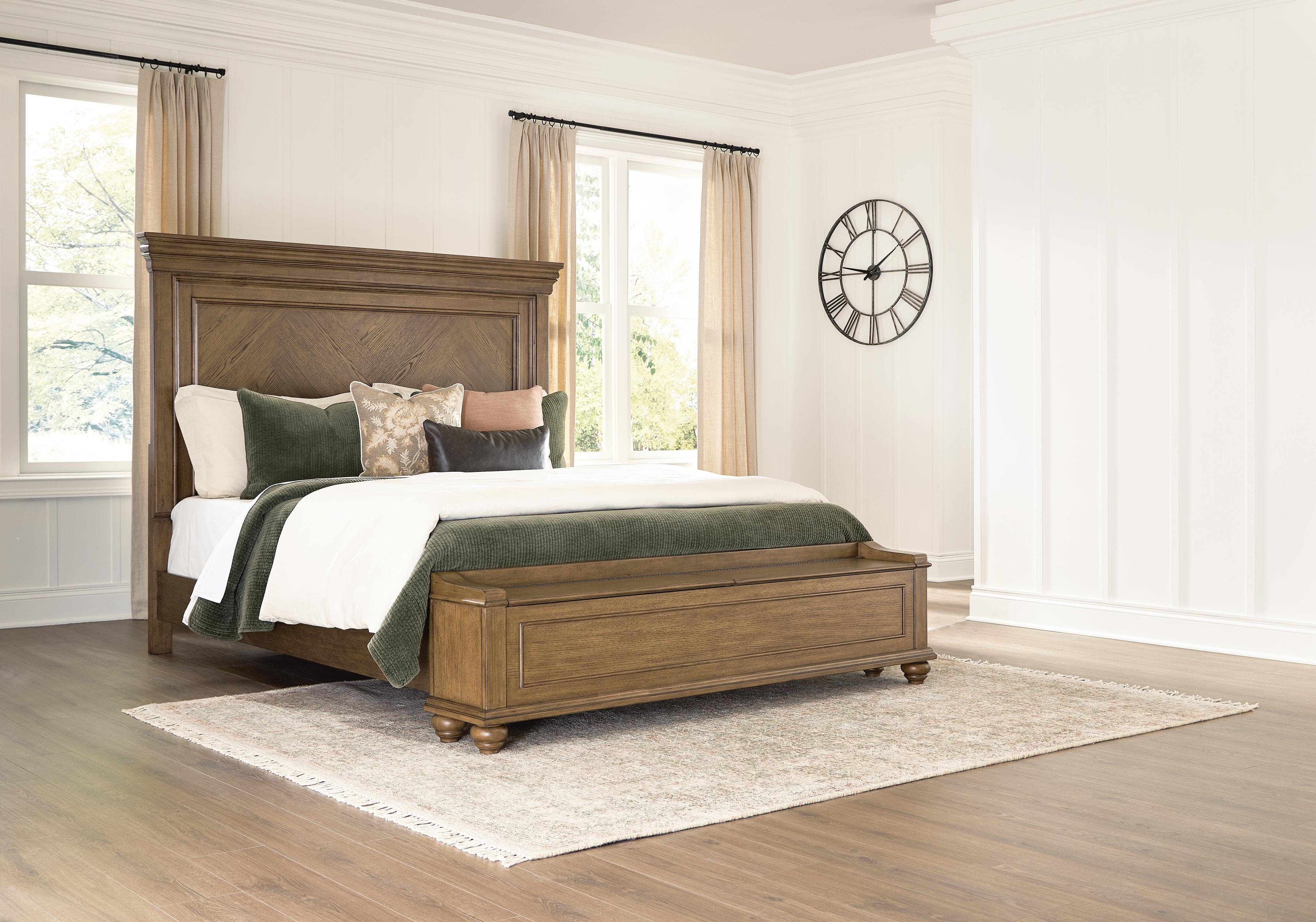 Best Furniture Outlet - Ashley Furniture - Karallin Bedroom - California King Panel Storage Bed - PCB782B9