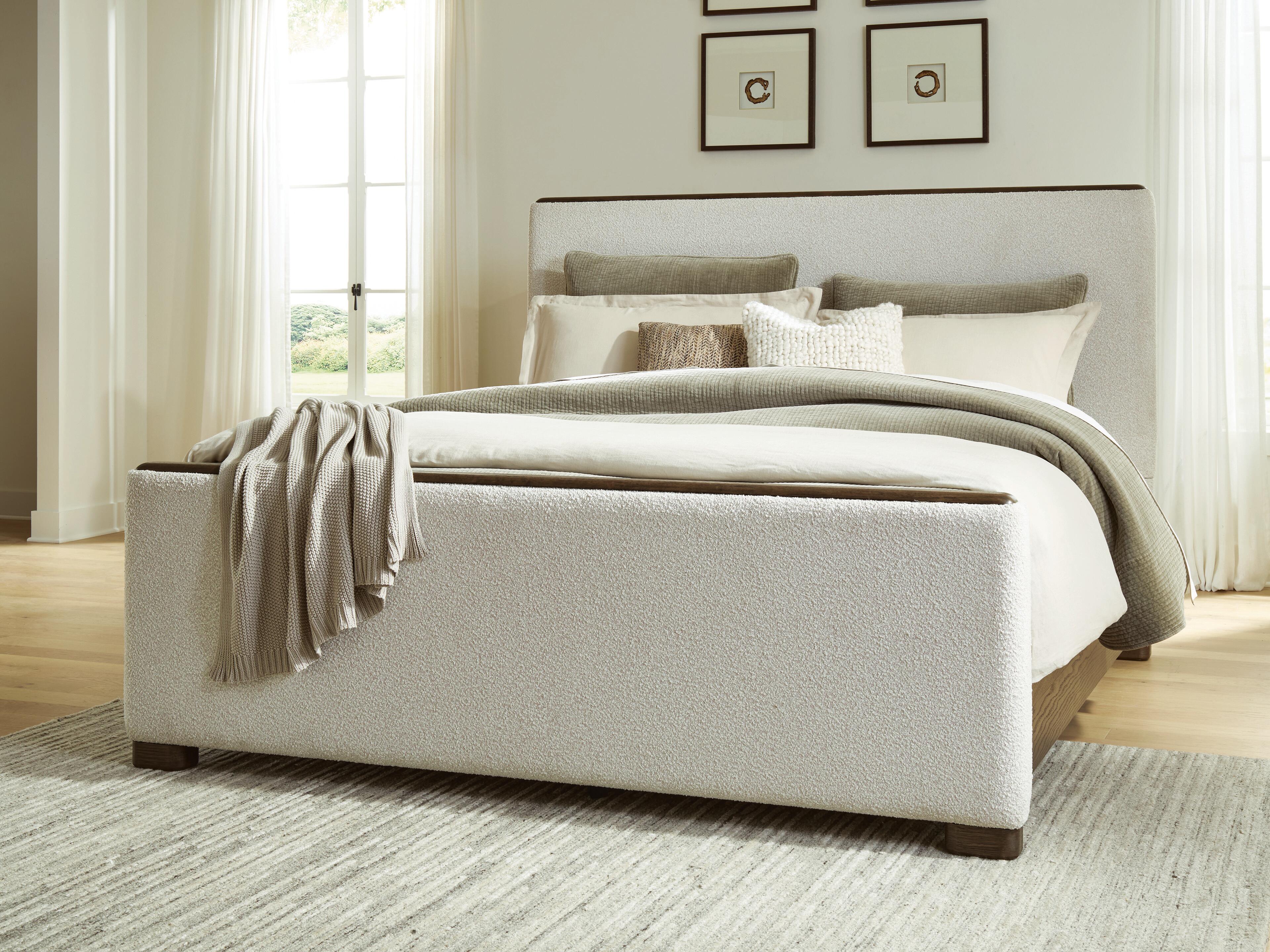 Best Furniture Outlet - Ashley Furniture - Radkin Bedroom - California King Upholstered Panel Bed - PCB843B5