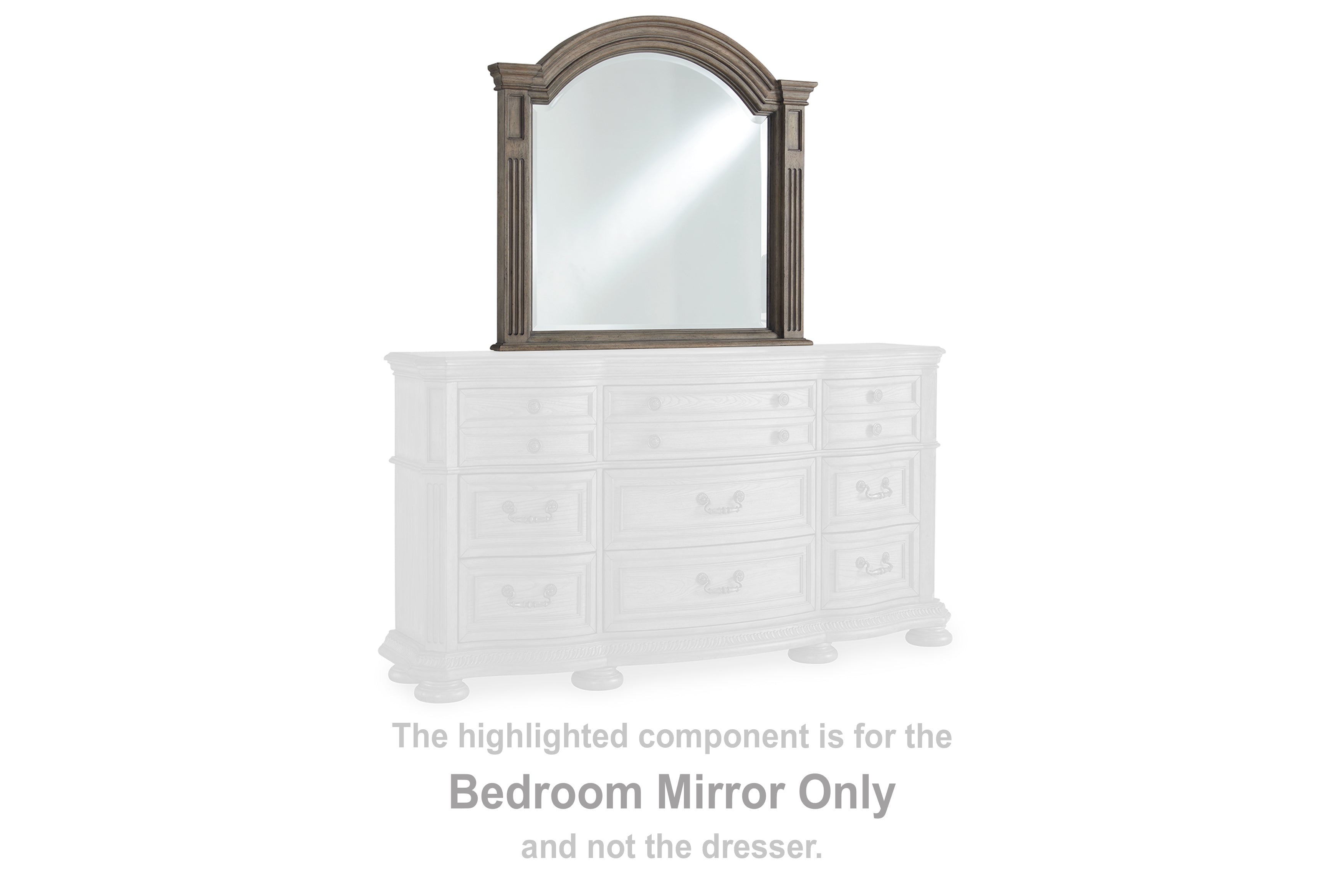 Best Furniture Outlet - Ashley Furniture - Ardenfield Bedroom - Bedroom Mirror / Light Brown - B944-36
