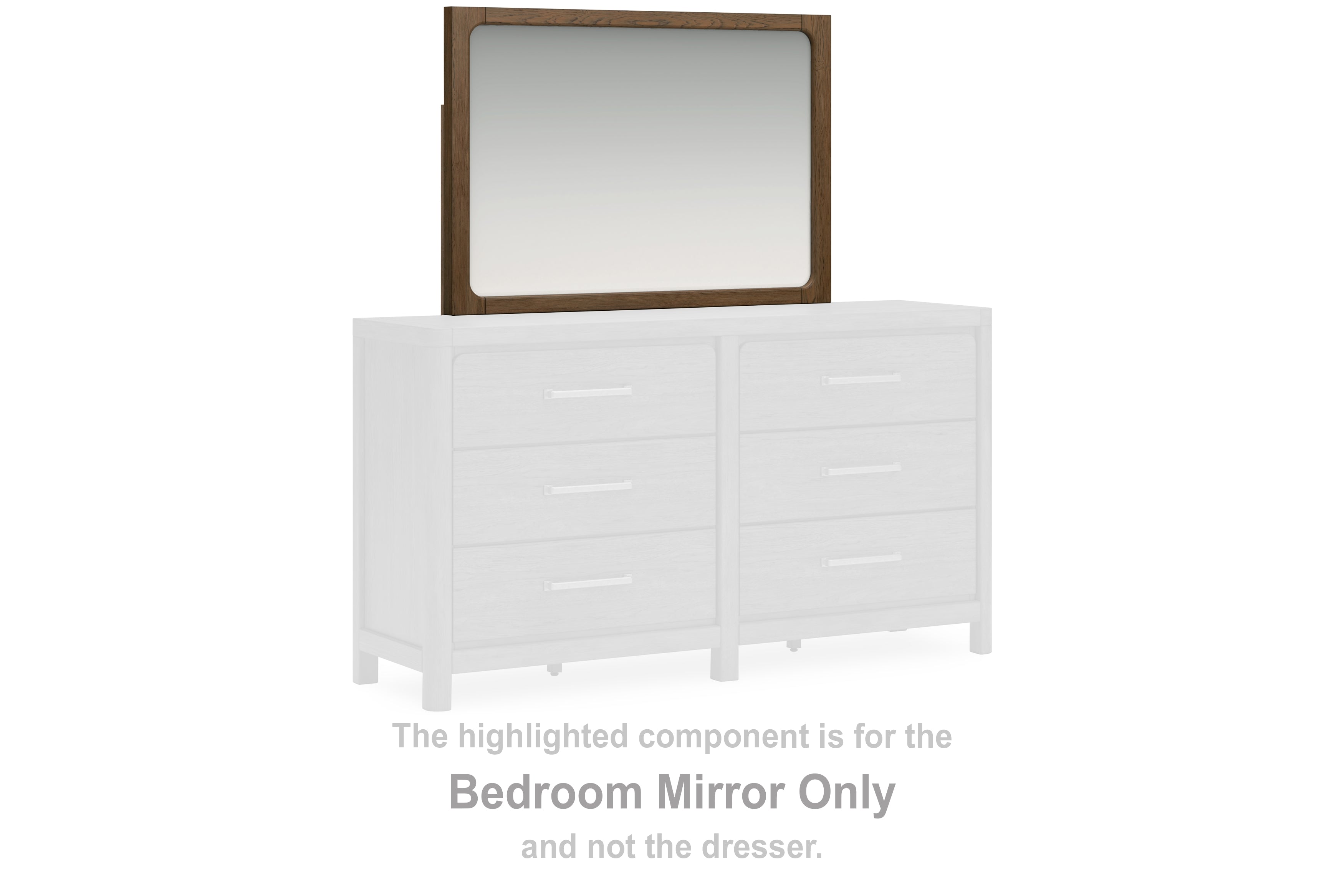 Best Furniture Outlet - Ashley Furniture - Cabalynn Bedroom - Bedroom Mirror / Light Brown - B974-36