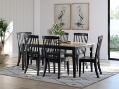 Best Furniture Outlet - Ashley Furniture - Brenkerton Dining Room - Dining Table and 6 Chairs - PCD591D2