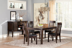 Best Furniture Outlet - Ashley Furniture - Haddigan Dining Room - Counter Height Barstool (Set of 2) / Dark Brown - D596-224X2