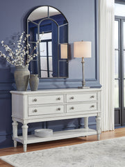 Best Furniture Outlet - Ashley Furniture - Montelaine Dining Room - Dining Chair (Set of 2) / Antique White - D795-01X2