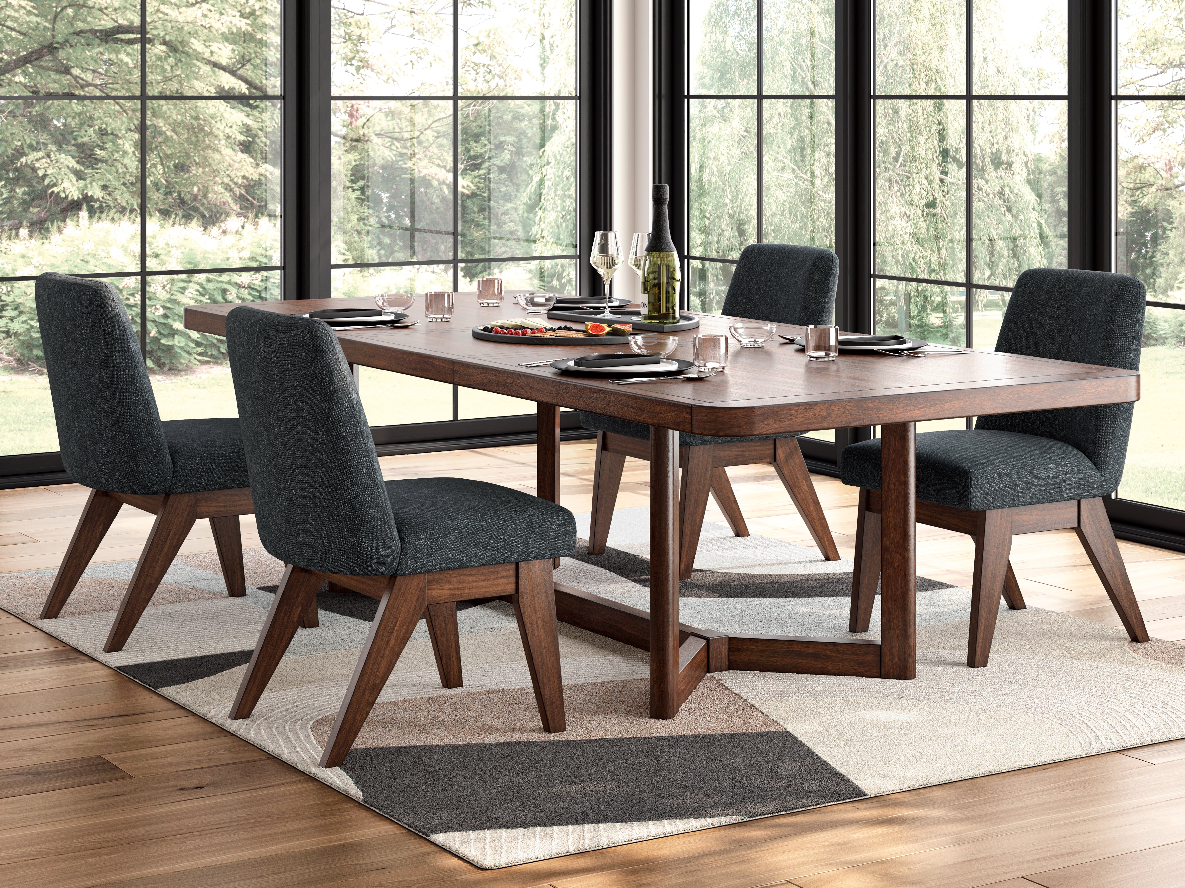 Best Furniture Outlet - Ashley Furniture - Dilenno Dining Room - Extension Dining Table and 4 Chairs - PCD857D1