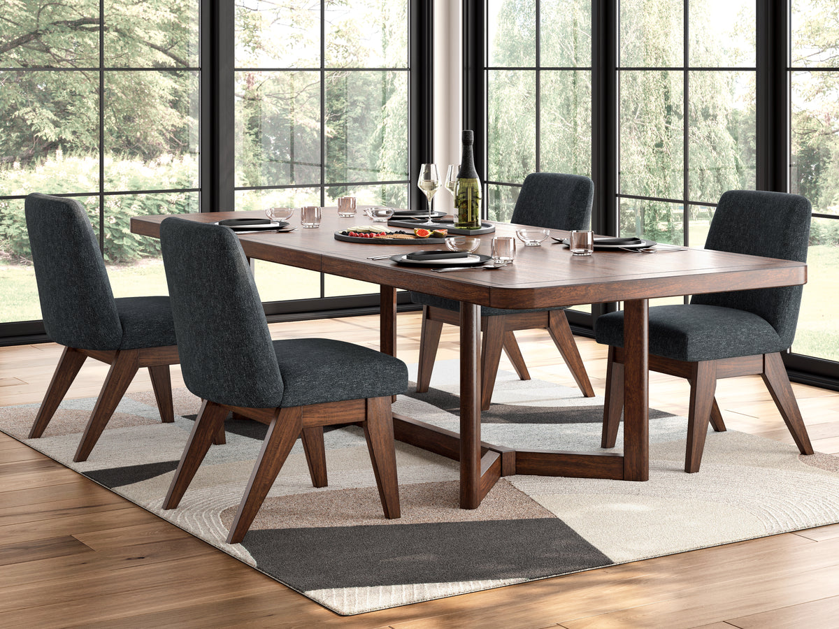 Best Furniture Outlet - Ashley Furniture - Dilenno Dining Room - Extension Dining Table and 4 Chairs - PCD857D1