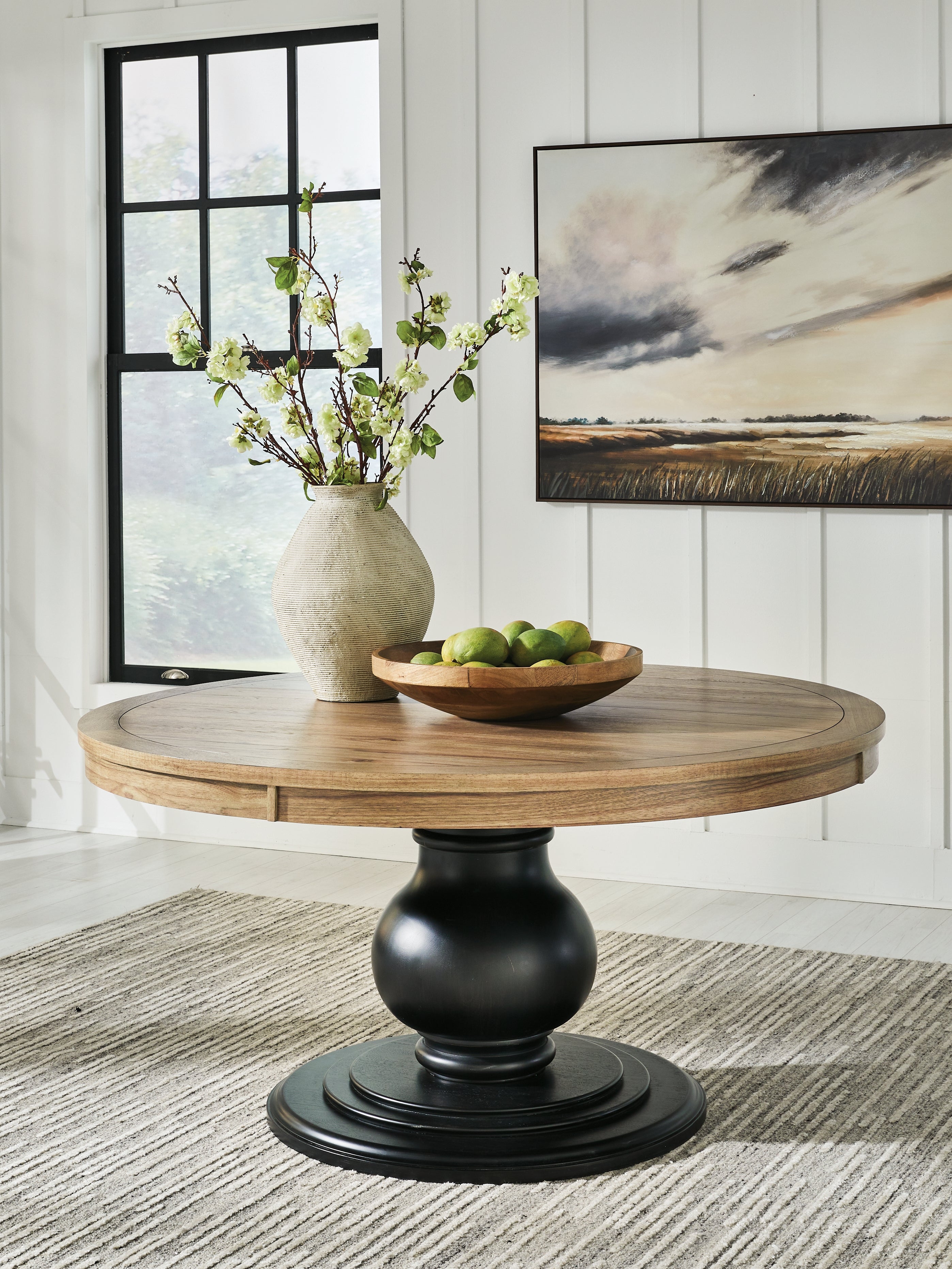Best Furniture Outlet - Ashley Furniture - Ridgester Dining Room - Dining Table / Light Brown - D858D4