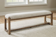 Best Furniture Outlet - Ashley Furniture - Cabalynn Dining Room - RECT Dining Room Counter Table / Light Brown / 76"W x 34"D x 36"H - D974-13