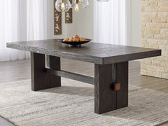 Best Furniture Outlet - Ashley Furniture - Burkhaus Dining Room - Counter Height Barstool (Set of 2) / Dark Brown - D984-124X2