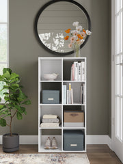 Best Furniture Outlet - Ashley Furniture - Onita Eight Cube Organizer - Eight Cube Organizer / White - EA9630-4X2