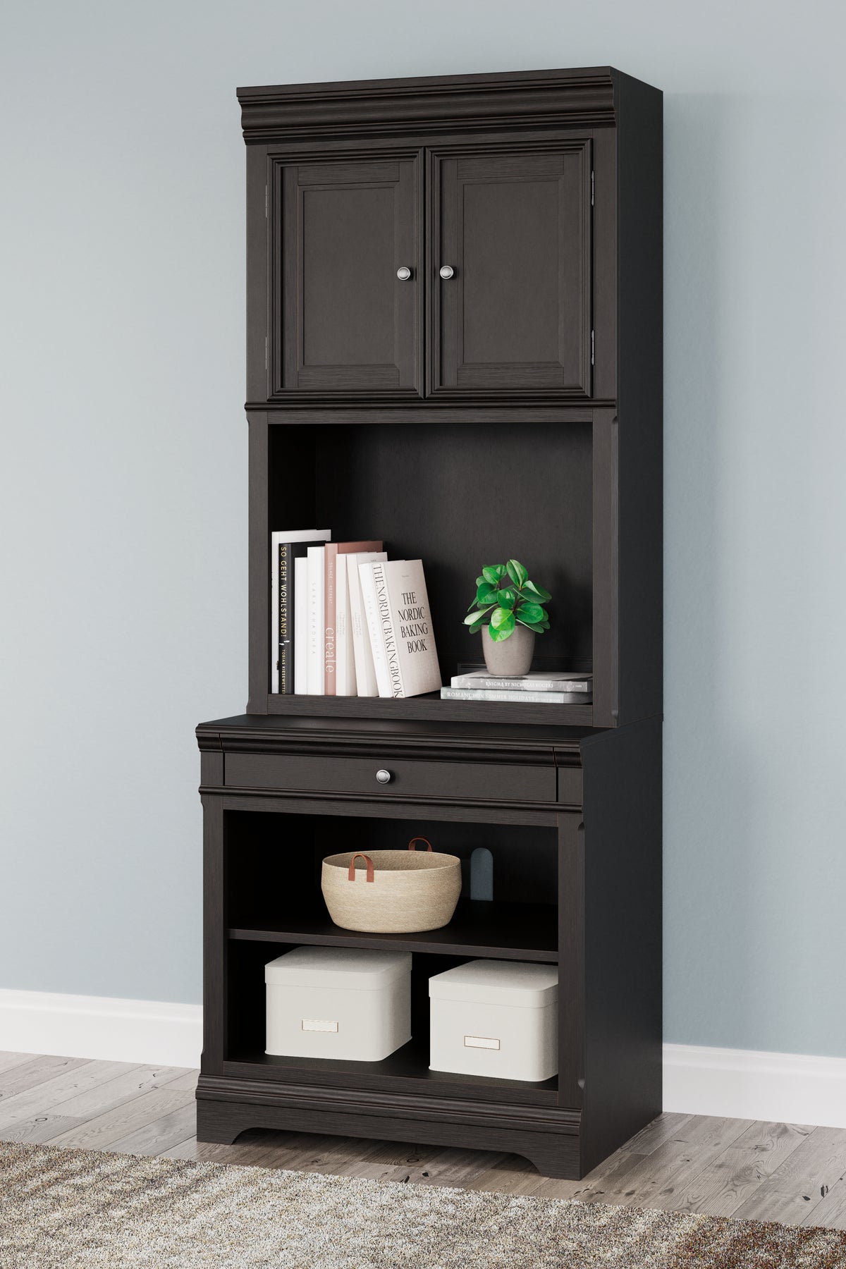 Best Furniture Outlet - Ashley Furniture - Beckincreek Bookcase - Bookcase / Black - H778H7