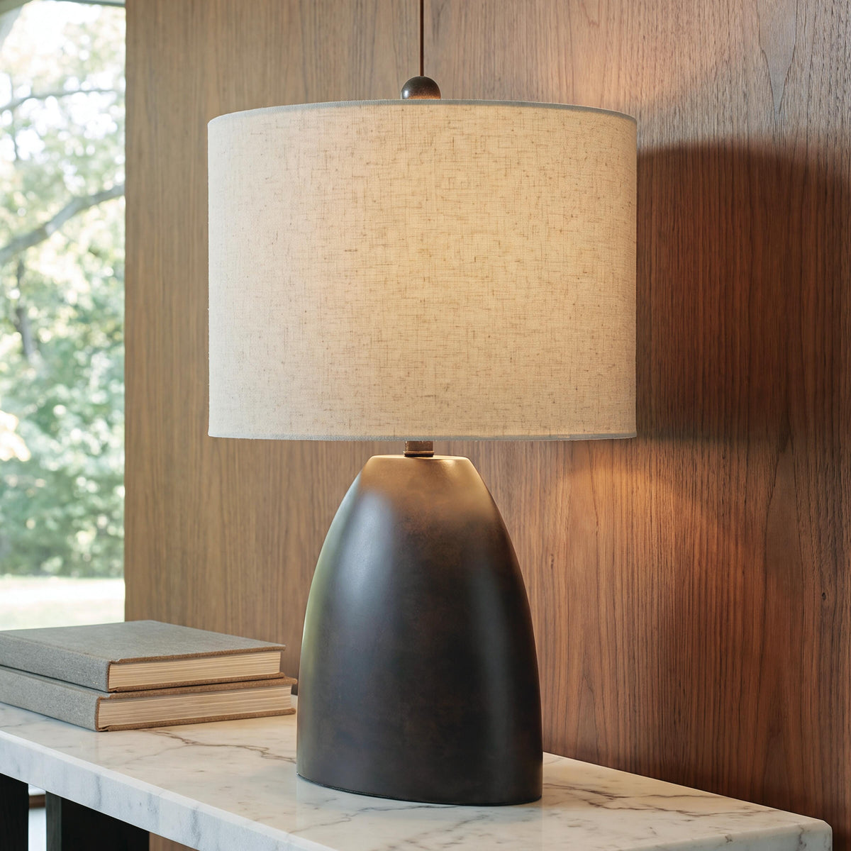 Best Furniture Outlet - Ashley Furniture - Sethmore Lighting - Terracotta Table Lamp (1/CN) - L101024
