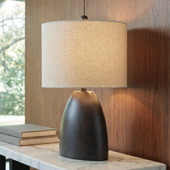 Best Furniture Outlet - Ashley Furniture - Sethmore Lighting - Terracotta Table Lamp (1/CN) - L101024