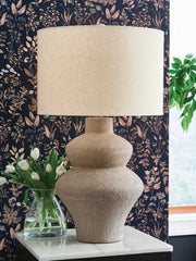Best Furniture Outlet - Ashley Furniture - Jossleigh Lighting - Metal Table Lamp (1/CN) / Beige - L207624