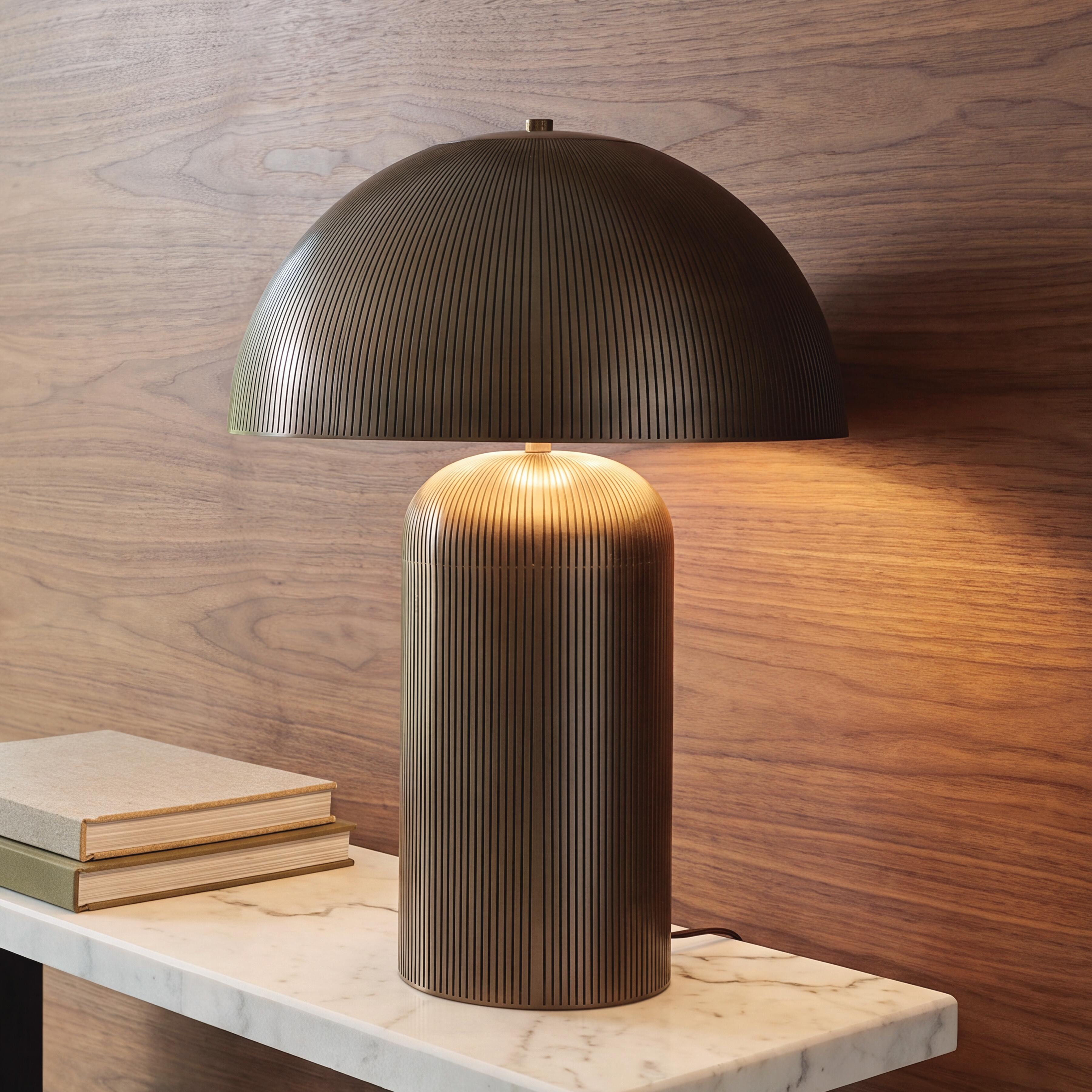 Best Furniture Outlet - Ashley Furniture - Dorriham Lighting - Metal Table Lamp (1/CN) - L208554