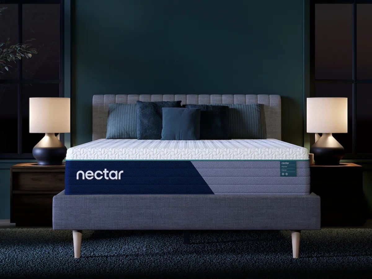 Best Furniture Outlet - Ashley Furniture - Nectar Premier Hybrid 5.1 Mattresses - Queen / White - M14131