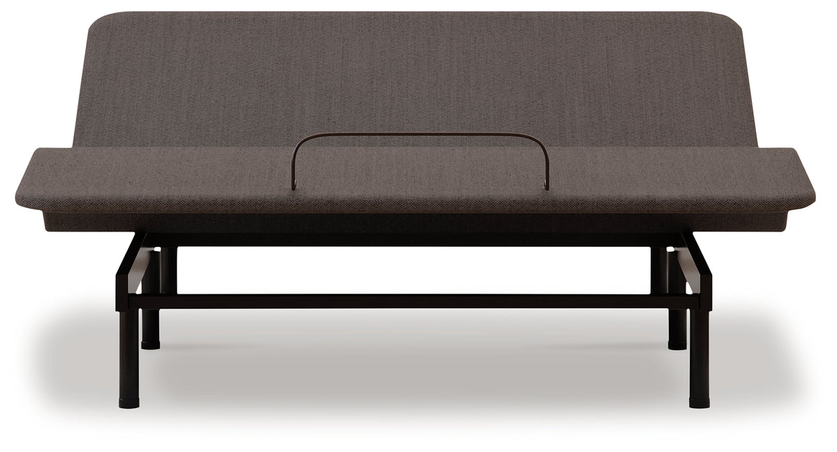 Best Furniture Outlet - Ashley Furniture - Head/Foot Model - Good Queen Adjustable Base - Queen Adjustable Base / Charcoal Gray - M5X332