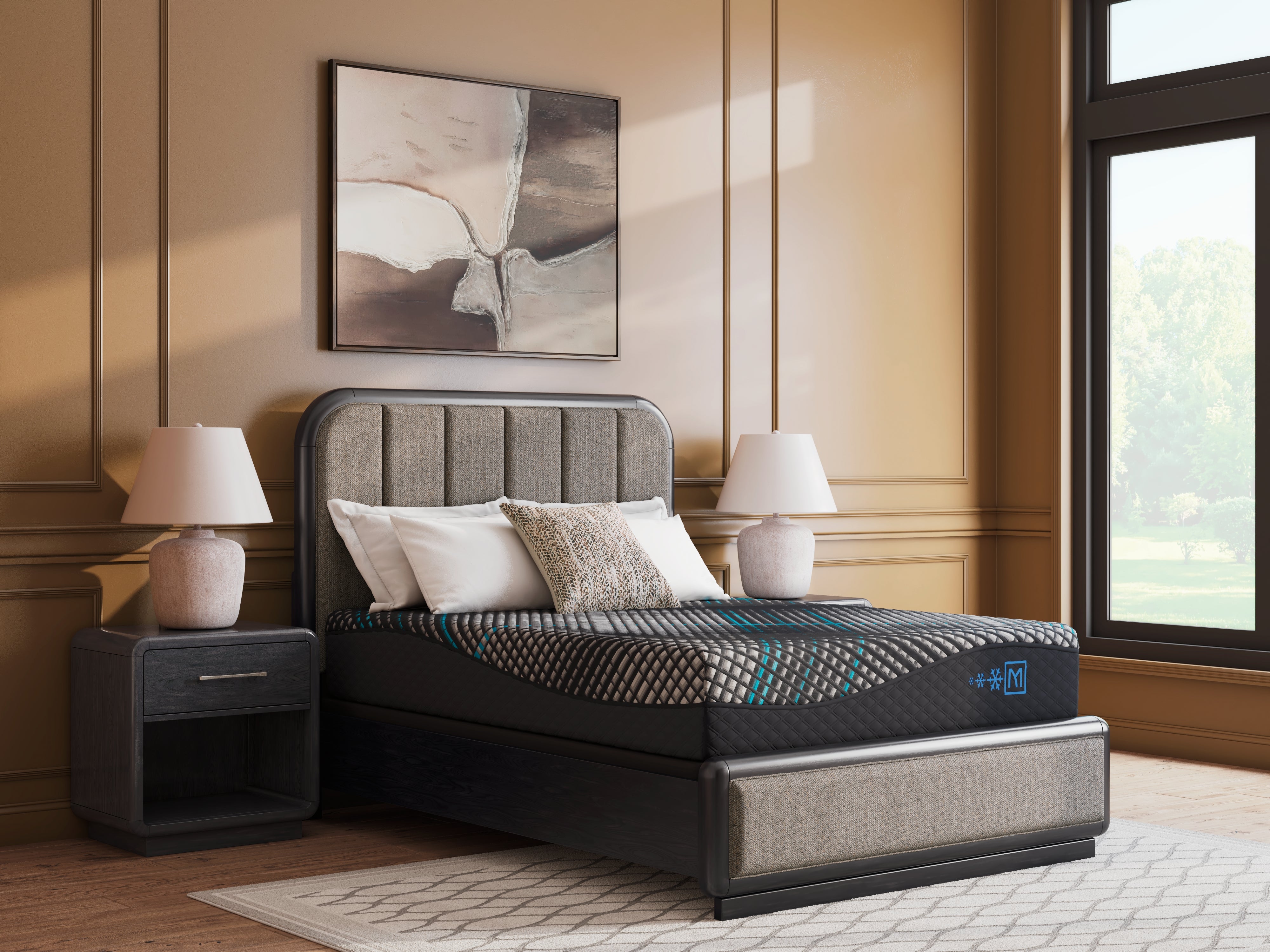 Best Furniture Outlet - Ashley Furniture - Millennium 2.0 Hybrid 12 Inch Mattresses - Queen / Black - M31331