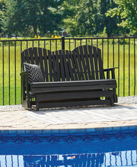 Best Furniture Outlet - Ashley Furniture - Hyland wave Outdoor - Rectangular Cocktail Table / Driftwood - P114-701