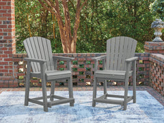 Best Furniture Outlet - Ashley Furniture - Sanctuary Beach Outdoor - Barstool (Set of 2) - PCP227-124