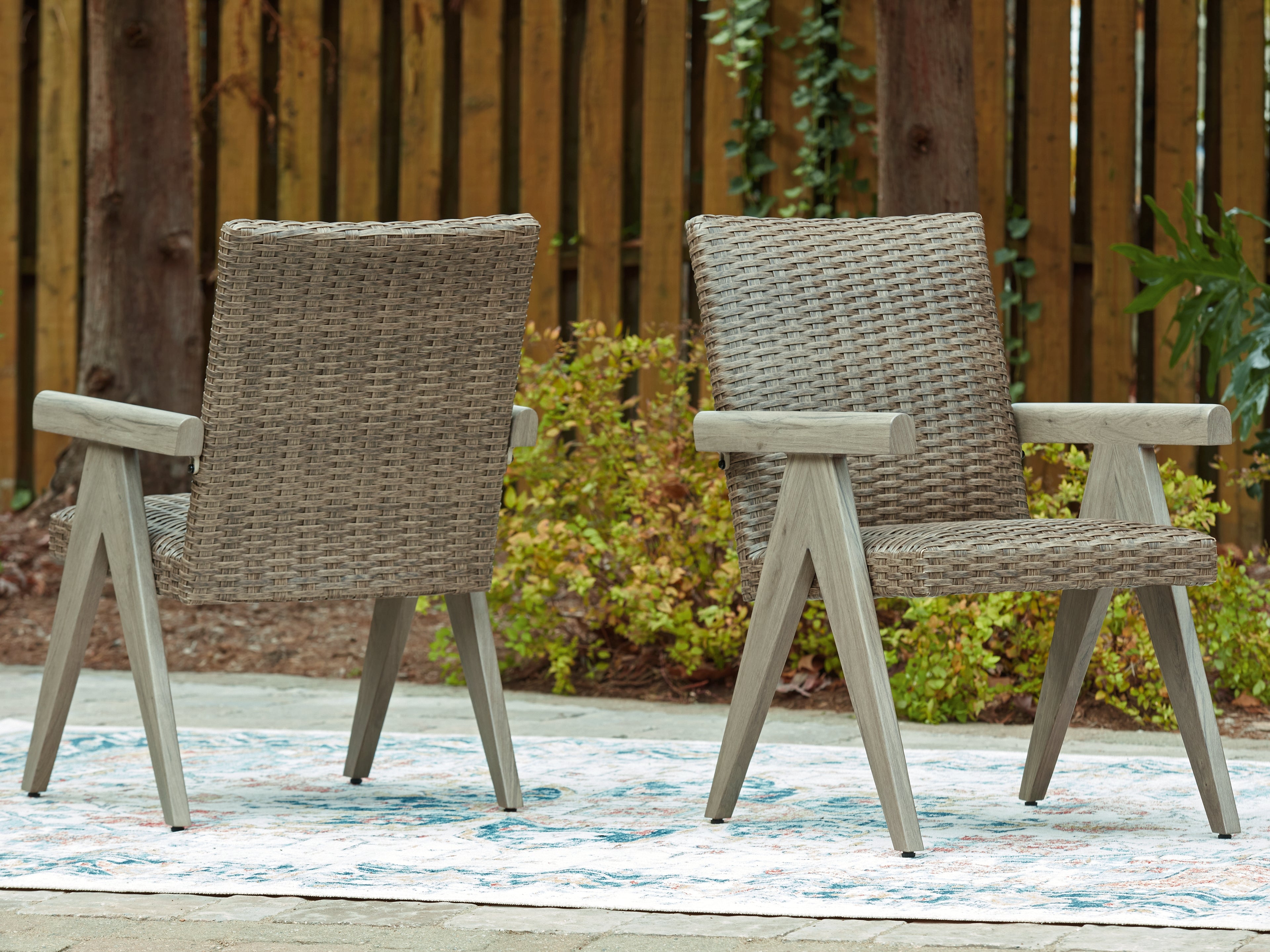 Best Furniture Outlet - Ashley Furniture - Cliff Trails Outdoor - Square Fire Pit Table / Beige - PCP690-772