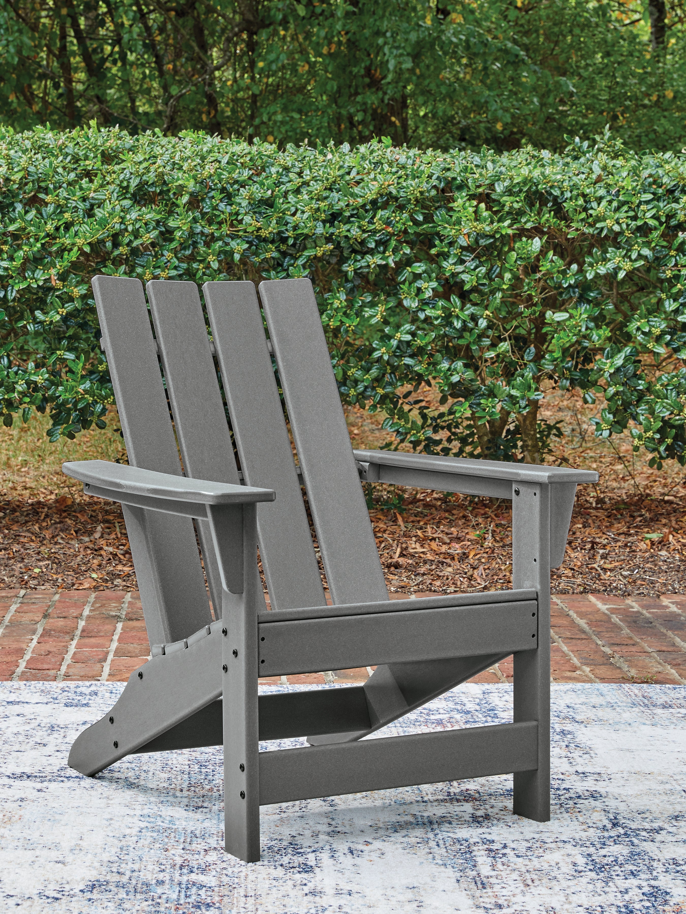 Best Furniture Outlet - Ashley Furniture - Cove Beach Outdoor - Adirondack Chair / Gray - PCP803-898