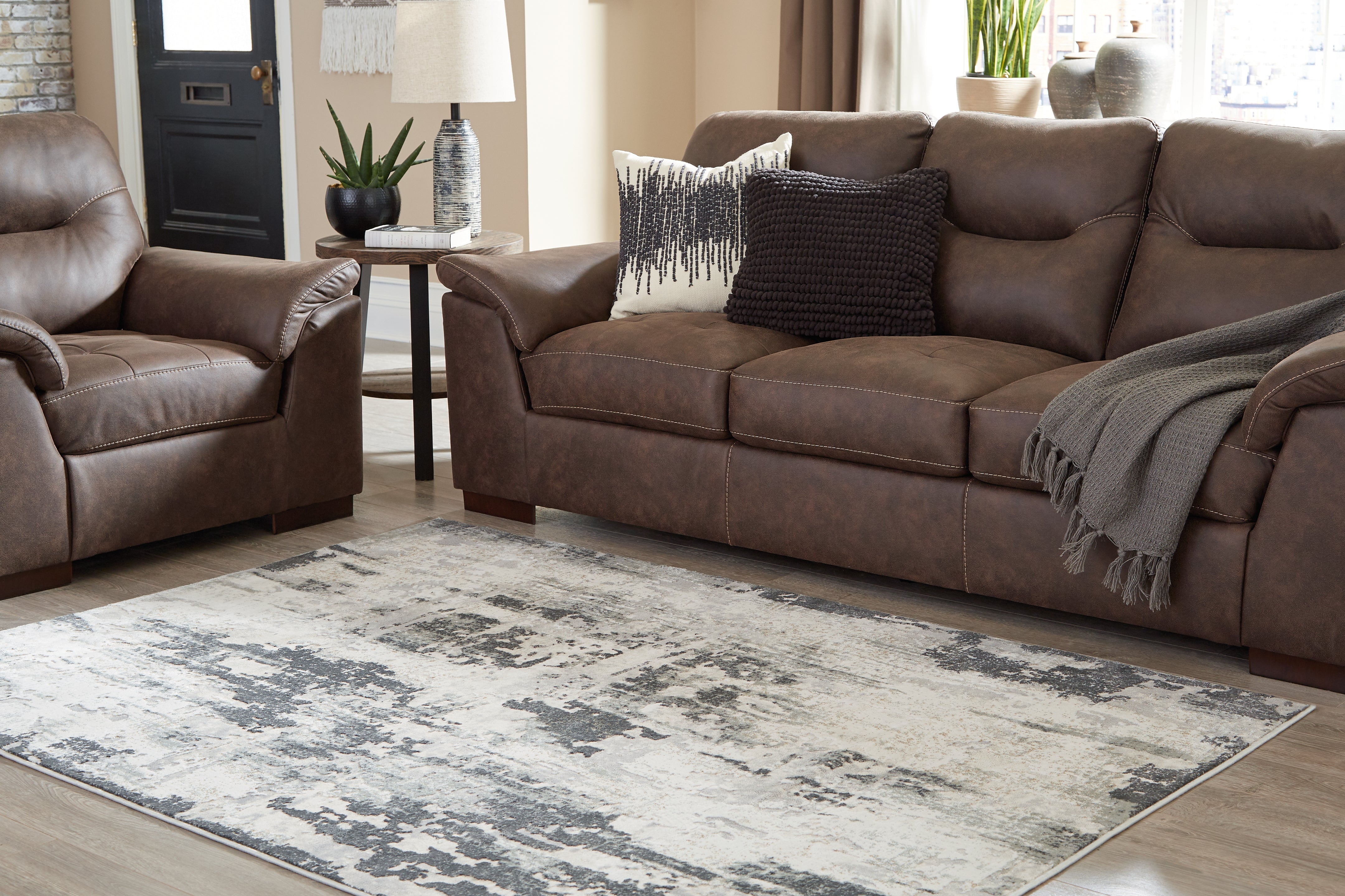 Best Furniture Outlet - Ashley Furniture - Mazatl Rug - 7'10" x 10'2" Rug / Multi - R403761