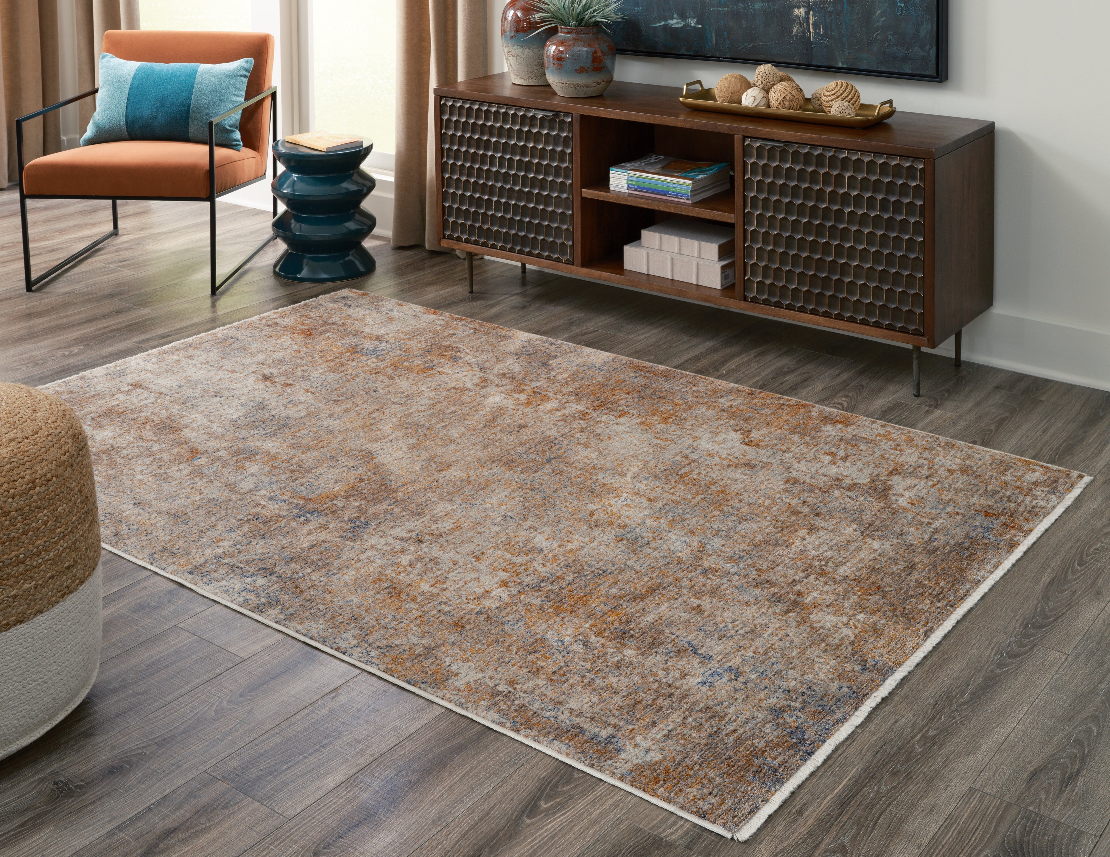 Best Furniture Outlet - Ashley Furniture - Mauville Rug - 5' x 7'10" Rug / Multi - R405332