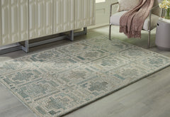 Best Furniture Outlet - Ashley Furniture - Jossland Rug - 5' x 7' Rug / Green/Ivory - R406912