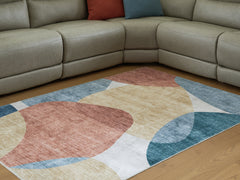 Best Furniture Outlet - Ashley Furniture - Chanleigh Rug - Washable 7'6" x 9'6" Area Rug / Multi - R407371