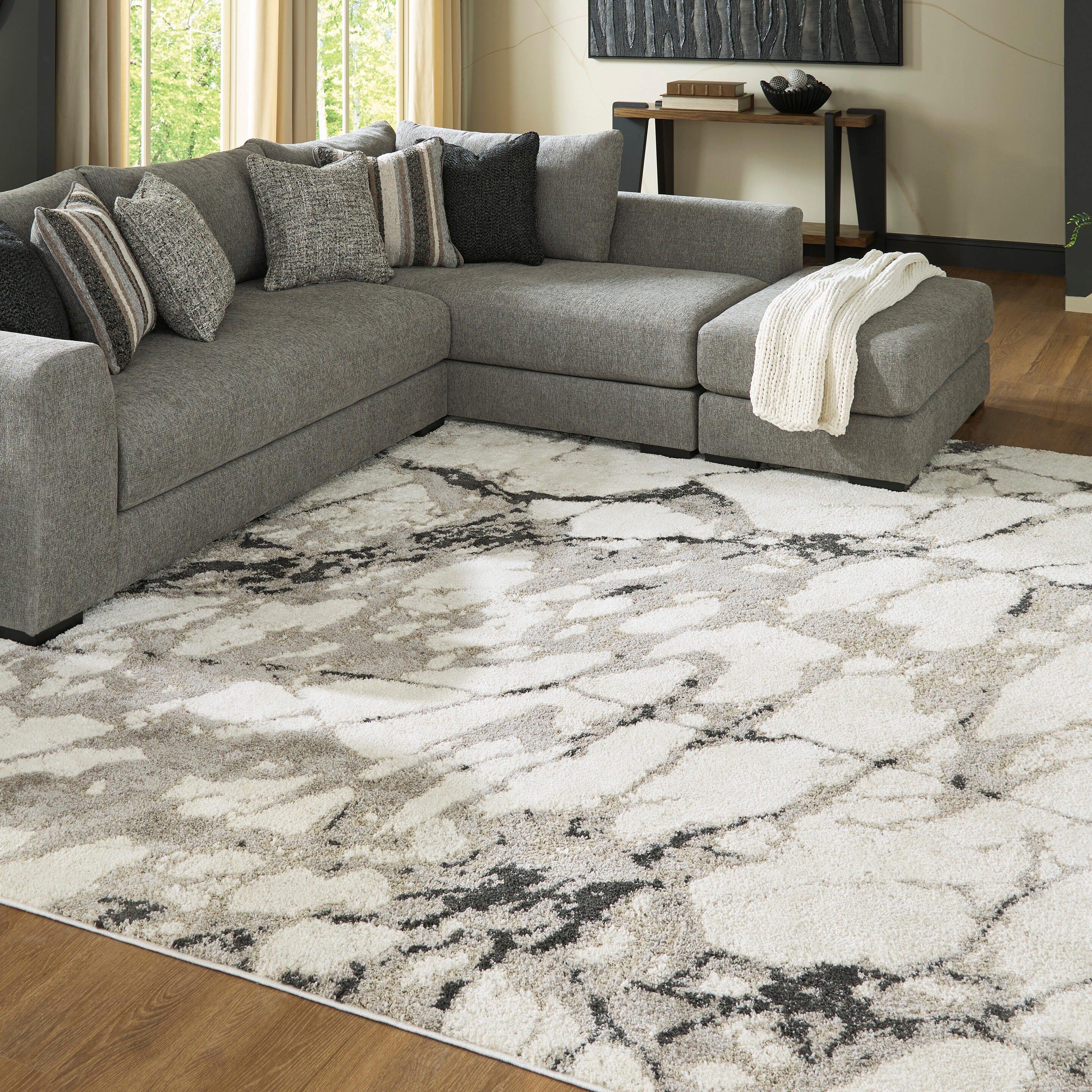 Best Furniture Outlet - Ashley Furniture - Worthbrook Rug - Large Rug - R408721