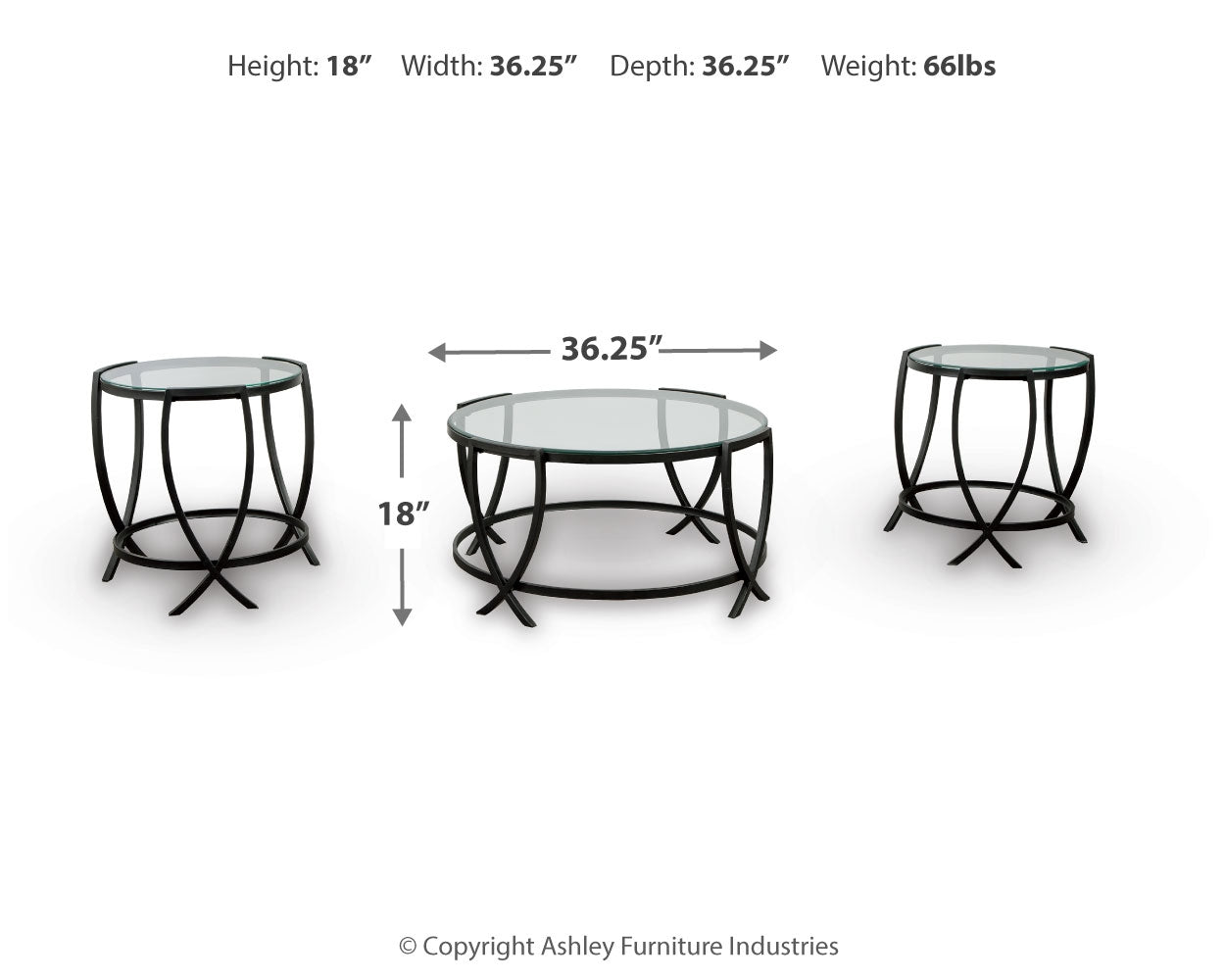 Tarrin Table (Set of 3)